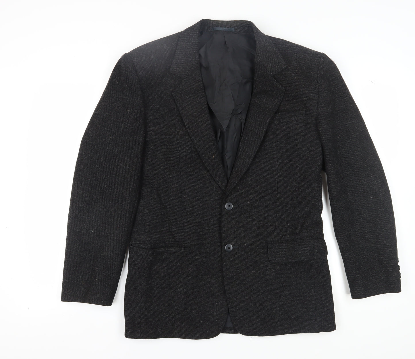 Classic Man Collection Men's Black Wool Blazer Size 38