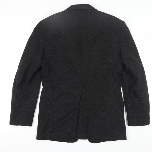 Classic Man Collection Men's Black Wool Blazer Size 38