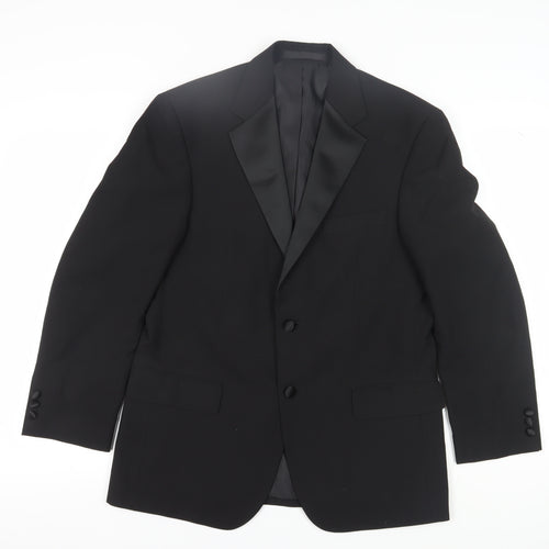 Marks and Spencer Men's Black Tuxedo Suit Jacket 38S