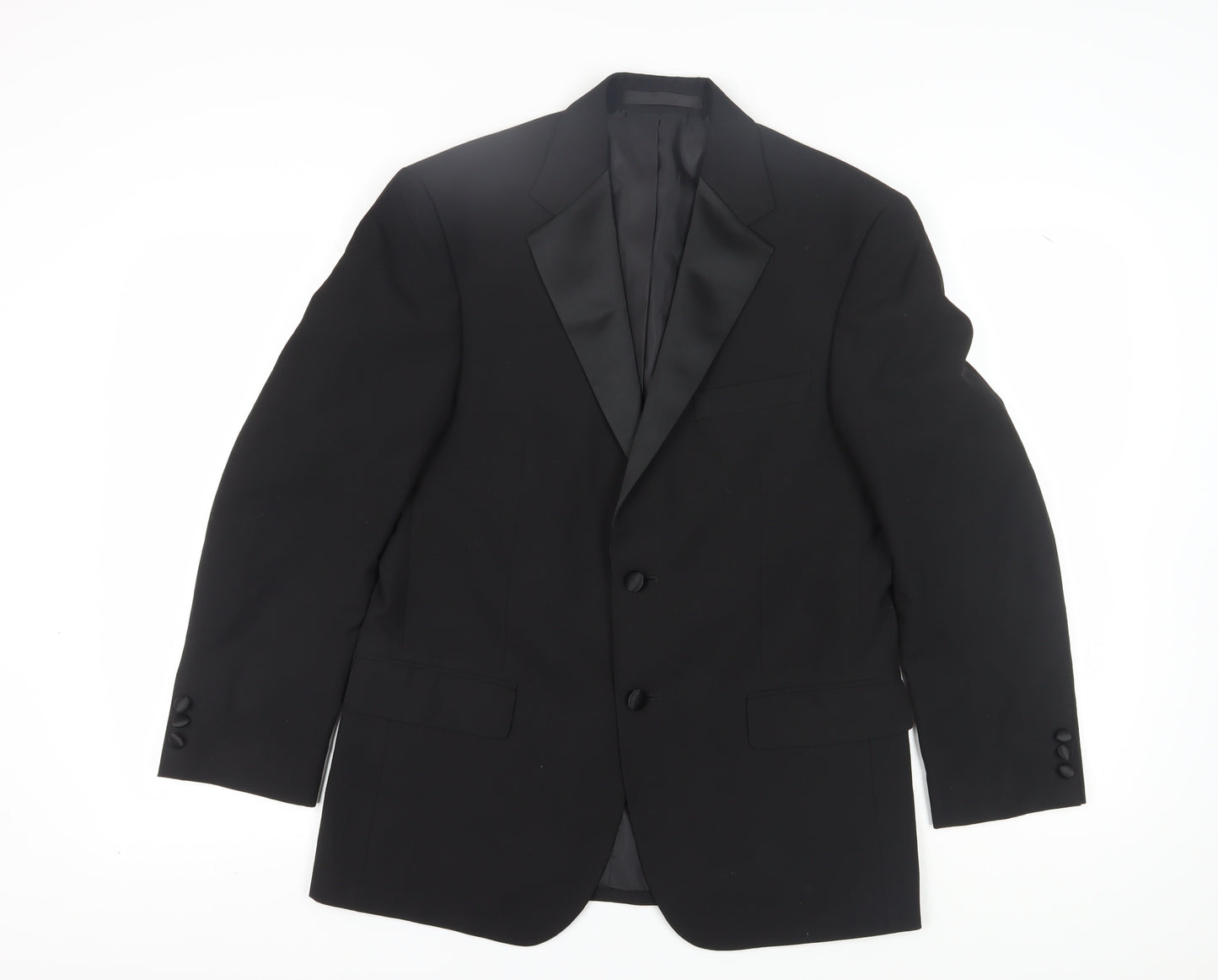 Marks and Spencer Men's Black Tuxedo Suit Jacket 38S