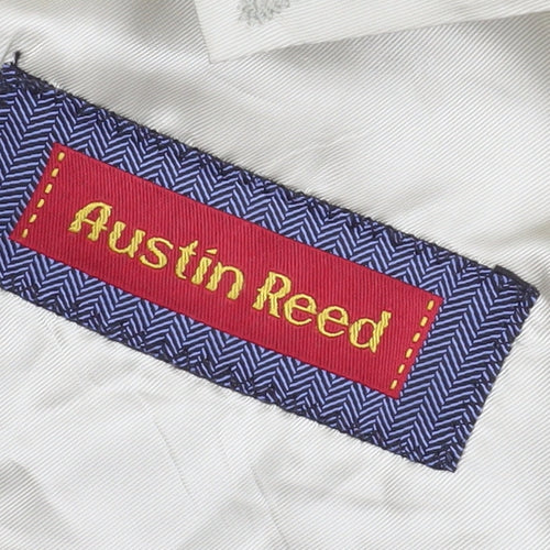 Austin Reed Men's Grey Striped Wool Blazer Size 42R