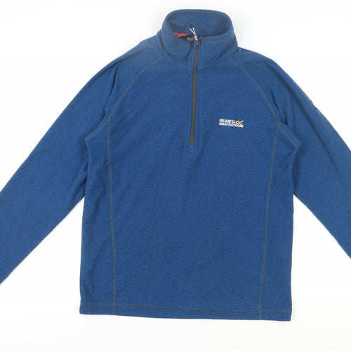 Regatta Men's Blue 1/4 Zip Sweatshirt M