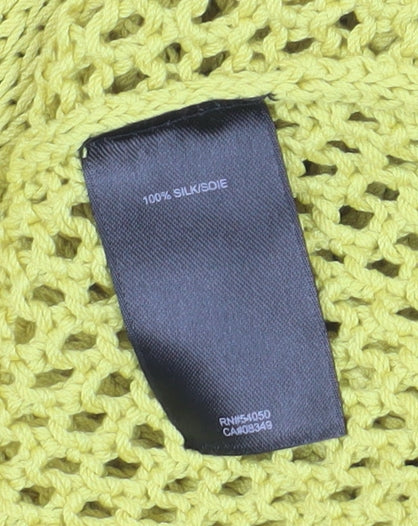 Robert Rodriguez Women's Yellow Silk Camisole Tank L