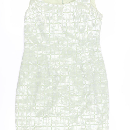 SOPHISTICATE Women's Green Sheath Dress Size 10