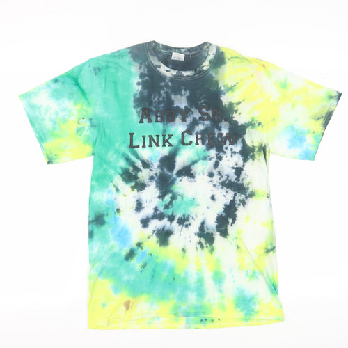 ATC Men's Multicoloured Tie-Dye Tee, Medium, Retro Style
