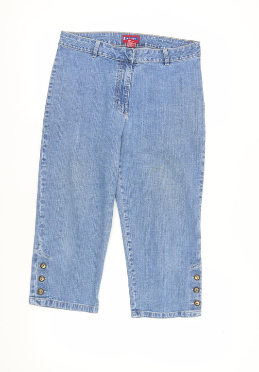 Westport Women's Blue Cropped Jeans Size 12