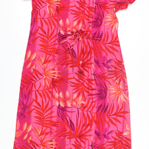 Truly Women's Pink Floral Shift Dress M