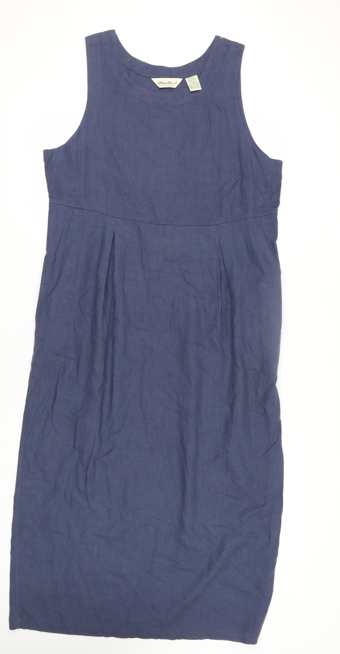 Eddie Bauer Women's Blue Shift Dress M Casual