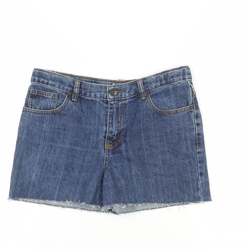 Cat & Jack Teen Blue Denim Cut-Off Shorts Size 14 Husky