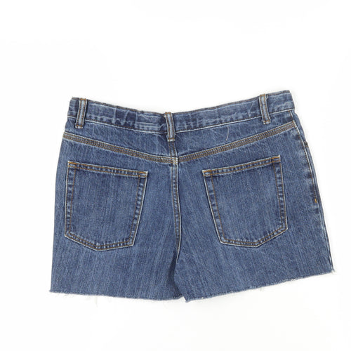 Cat & Jack Teen Blue Denim Cut-Off Shorts Size 14 Husky