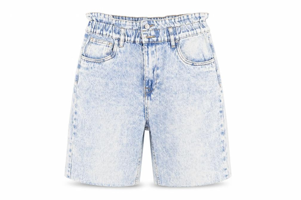 SWS Denim Co Women's Blue Paperbag Denim Shorts L