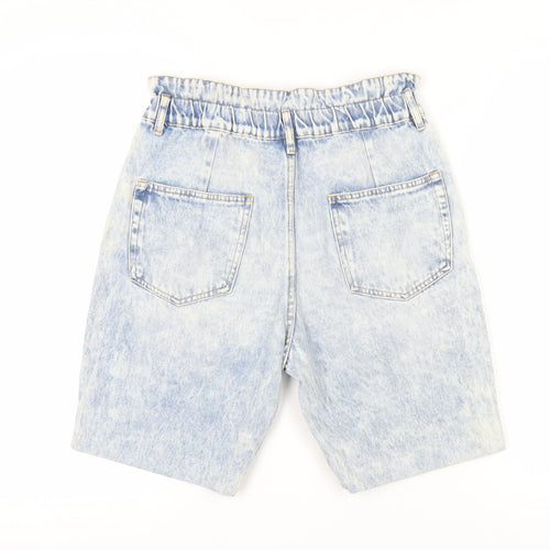 SWS Denim Co Women's Blue Paperbag Denim Shorts L