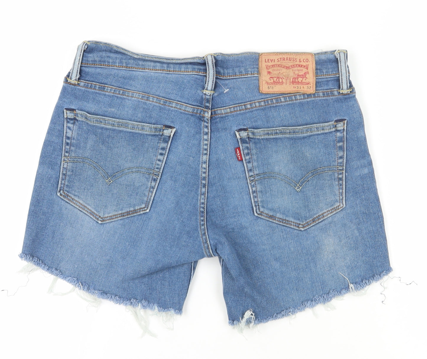 Levi Strauss Women’s Blue Cut-Off Denim Shorts Size 31