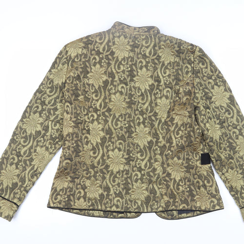 Prophecy Women's Gold Blazer, Size 12, Vintage Style