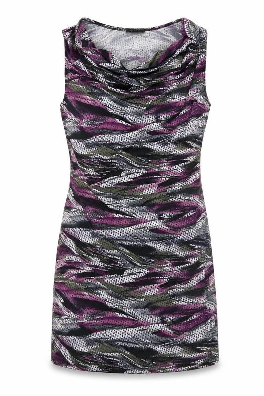 Front view of New Woman Design women’s multicoloured sheath dress l