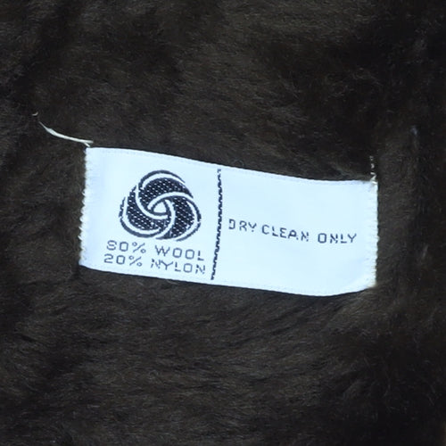 Bonds Women's Beige Wool Blend Overcoat, Size 14