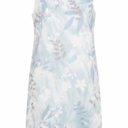 Josephine Chaus Women's Blue Floral Shift Dress 14
