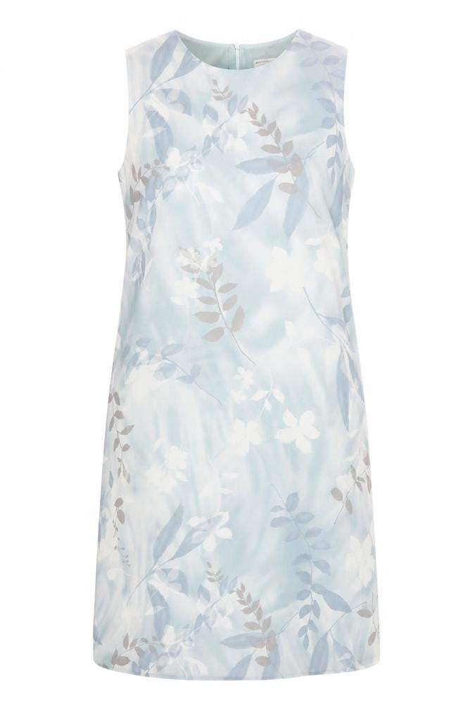 Josephine Chaus Women's Blue Floral Shift Dress 14