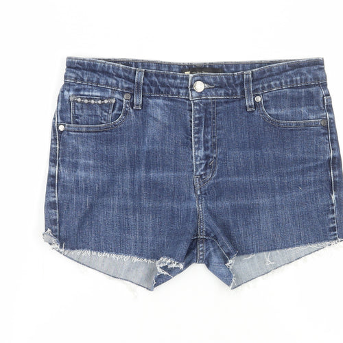 Levi's Women's Blue Cut-Off Denim Shorts L