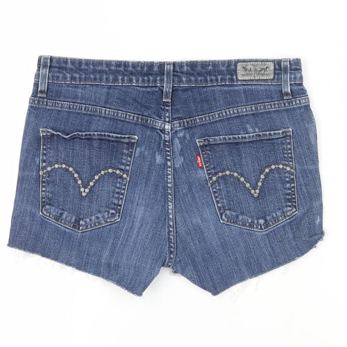 Levi's Women's Blue Cut-Off Denim Shorts L