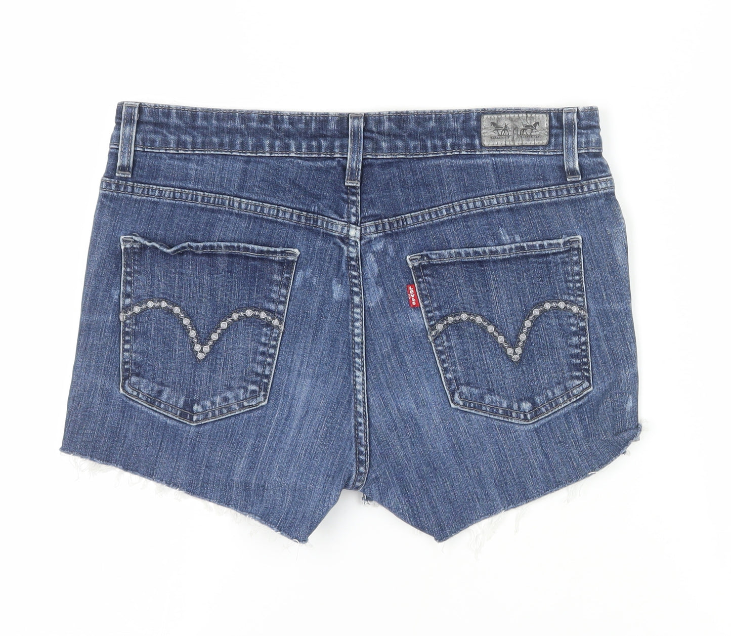 Levi's Women's Blue Cut-Off Denim Shorts L