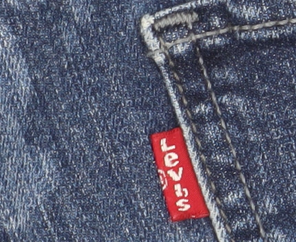 Levi's Women's Blue Cut-Off Denim Shorts L