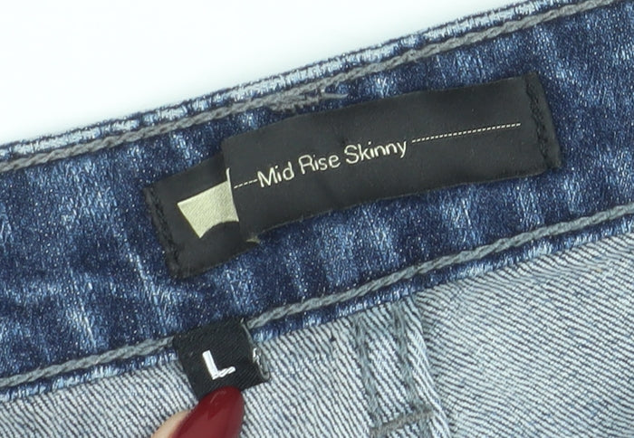 Levi's Women's Blue Cut-Off Denim Shorts L