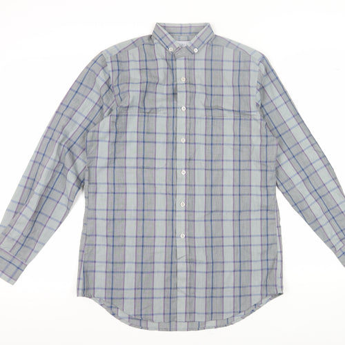 Shore Club Men's Multicoloured Plaid Shirt Small