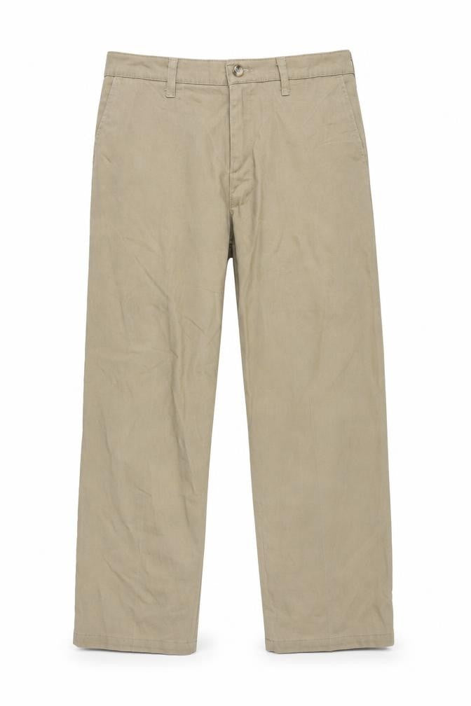 Lee Men's Beige Chino Trousers, Straight Fit, Size L