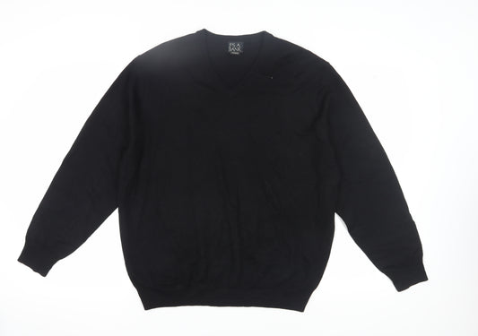 Jos. A. Bank Men's Black Wool Blend Pullover L