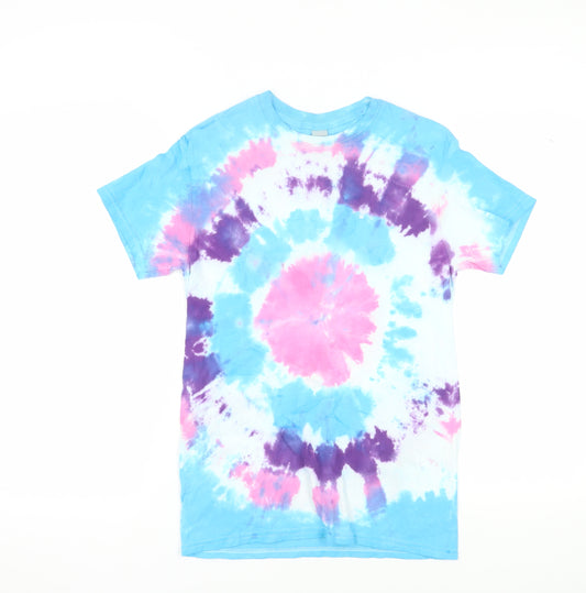 Gildan Men's Multicoloured Tie-Dye T-Shirt, Size S