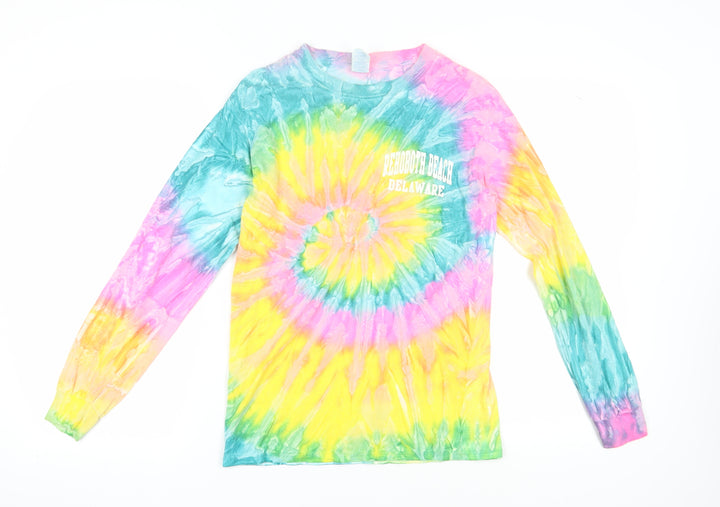 Gildan Long Sleeve Tie-Dye T-Shirt Unisex Small