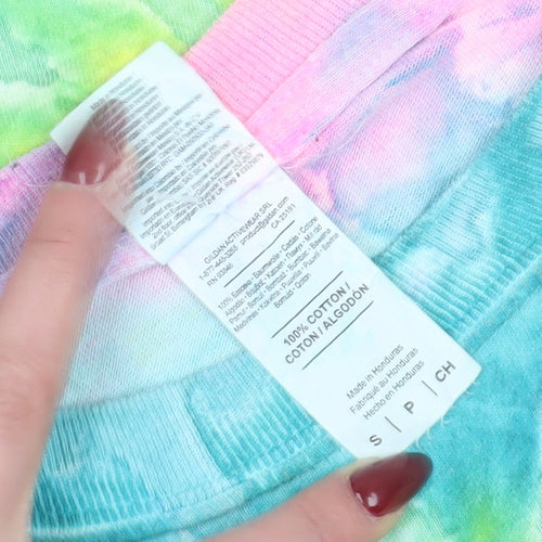 Gildan Long Sleeve Tie-Dye T-Shirt Unisex Small