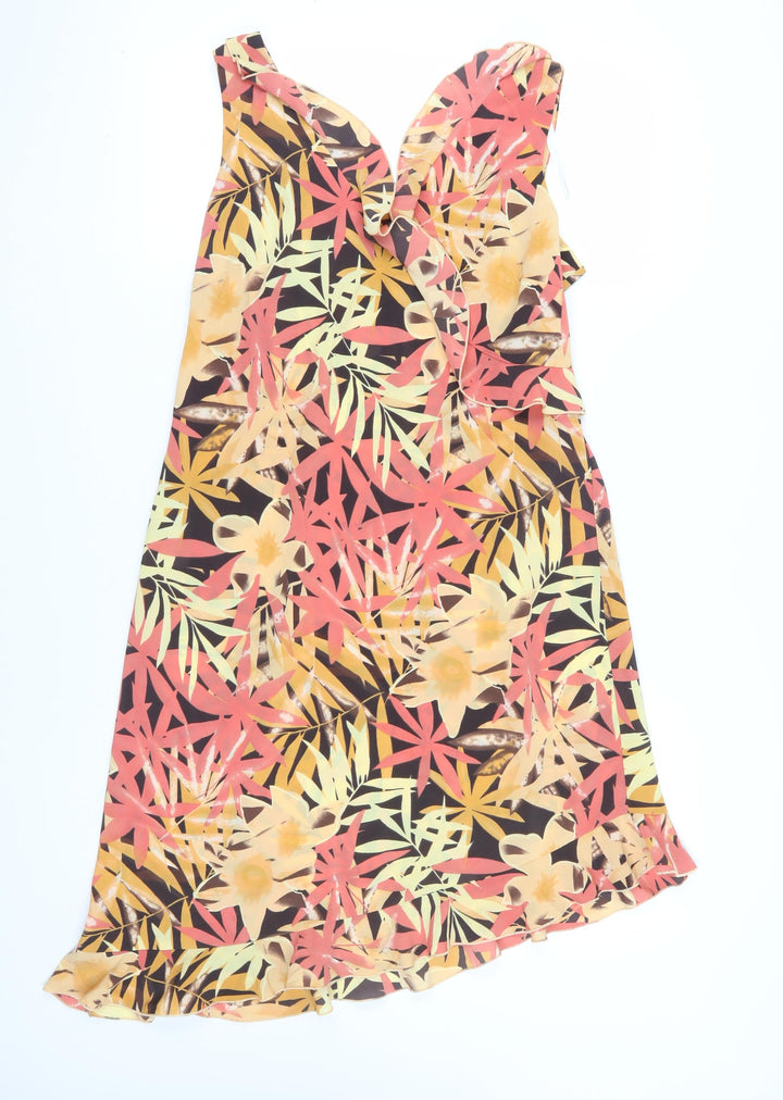 Jessica Women's Multicoloured Floral Dress, Size 10, Sleeveless