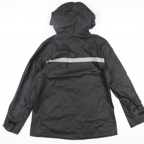 Charles River Unisex Black Rain Coat Jacket M