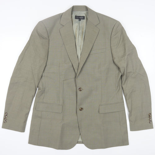 Styleworks Men’s Beige Blazer, Size 40L Tall, Formal