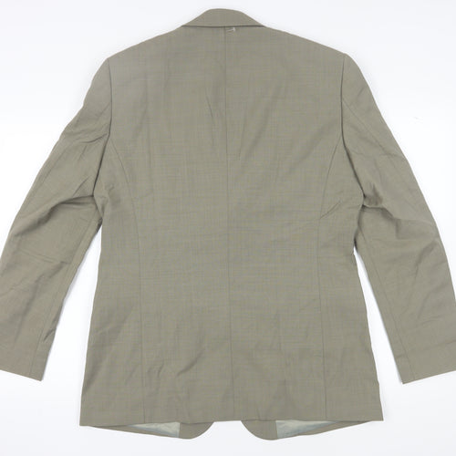 Styleworks Men’s Beige Blazer, Size 40L Tall, Formal