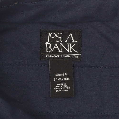 Jos. A. Bank Men's Black Dress Pants 34W Regular Fit