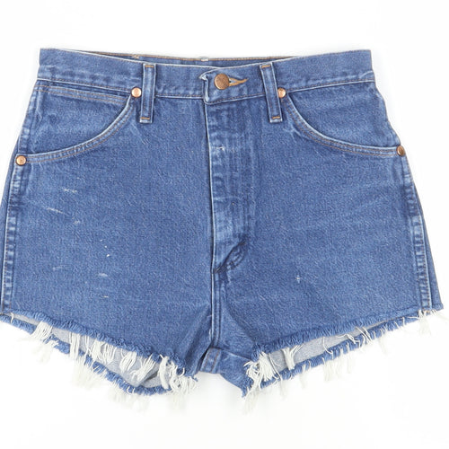 Wrangler Women's Blue Denim Cut-Off Shorts XS