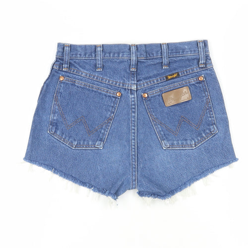 Wrangler Women's Blue Denim Cut-Off Shorts XS