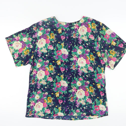 Worthington Women's Multicoloured Floral Blouse Size 6