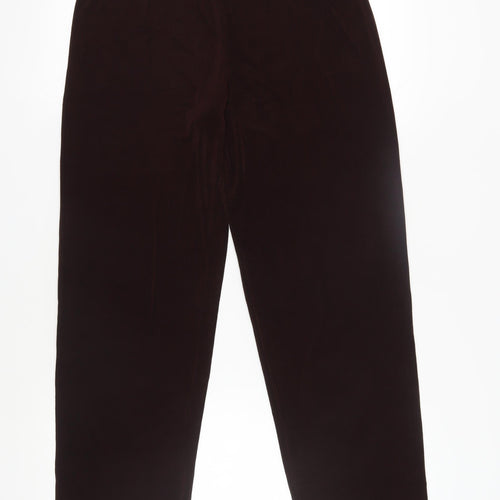 Citiknits Women’s Brown Straight Trousers M