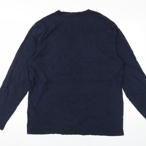 Next Men's Blue XL Long Sleeve T-Shirt