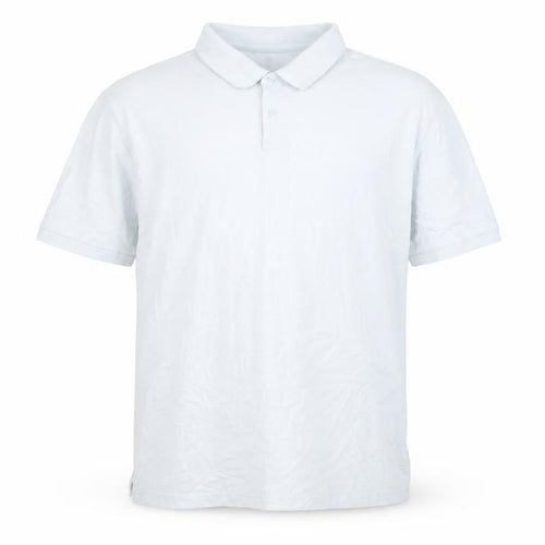 H&M Men's White Cotton Polo Shirt 2XL Short Sleeve