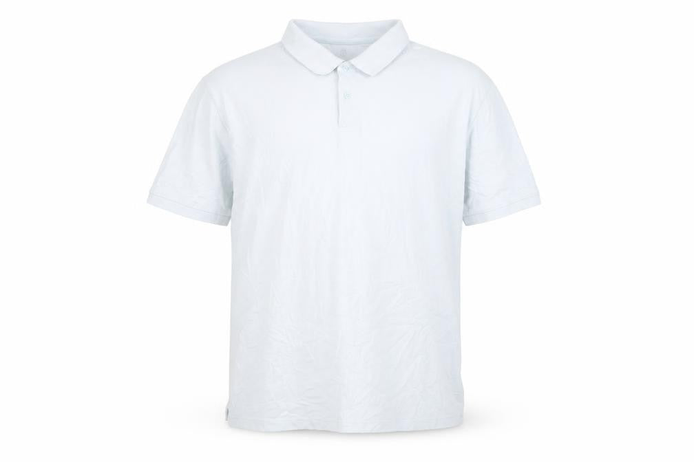 H&M Men's White Cotton Polo Shirt 2XL Short Sleeve