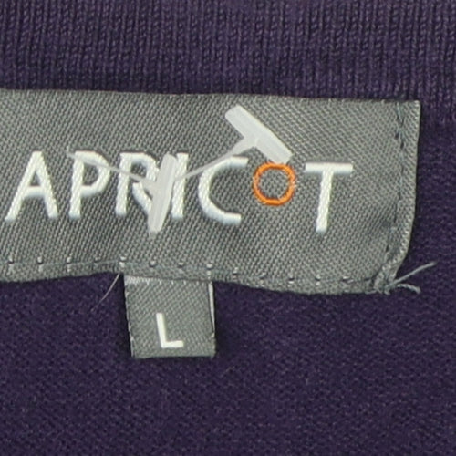 Apricot Women's Purple Shift Dress Large