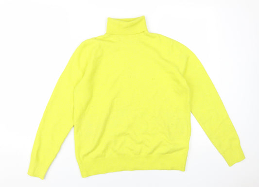 Marks and Spencer Women’s Yellow Roll Neck Pullover S