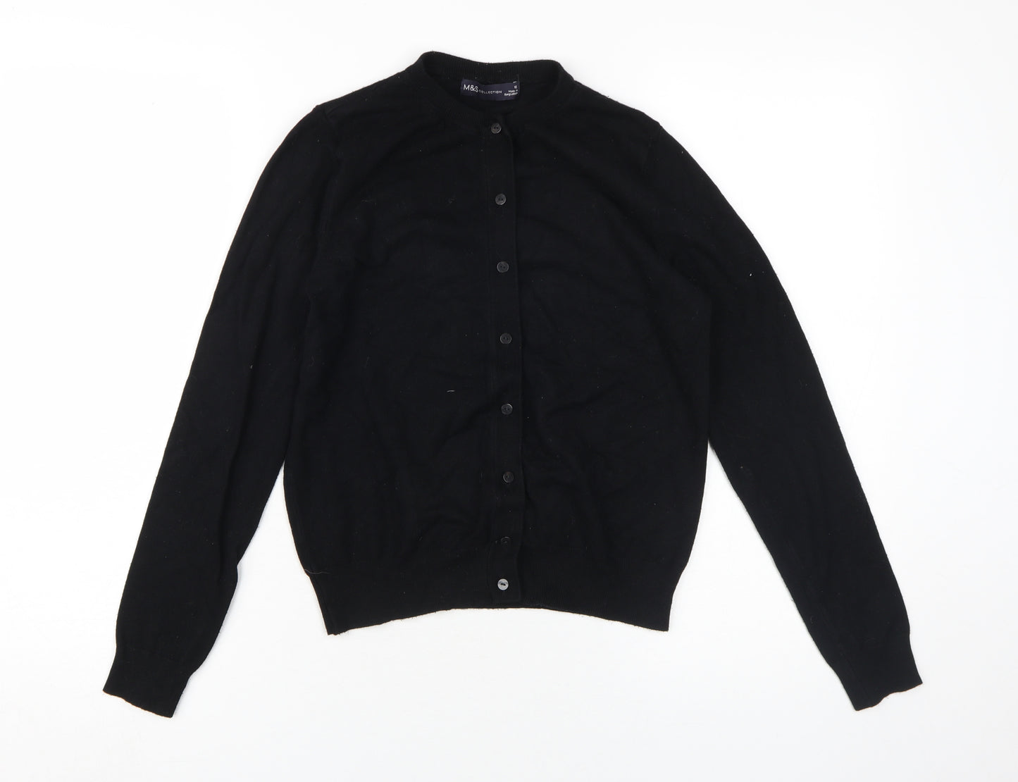 Marks and Spencer Women Black Cardigan Size 12