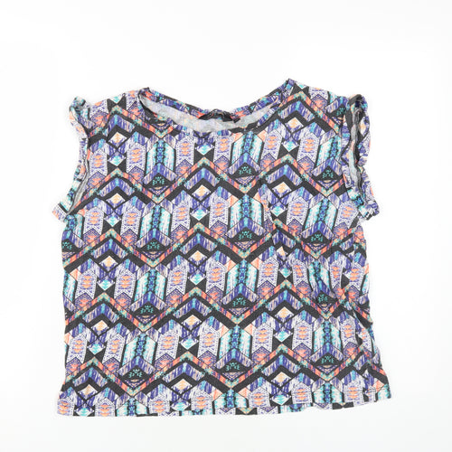 New Look Women's Multicoloured Geometric T-Shirt