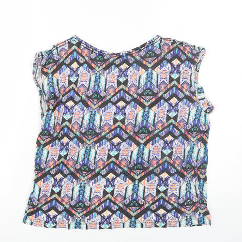 New Look Women's Multicoloured Geometric T-Shirt